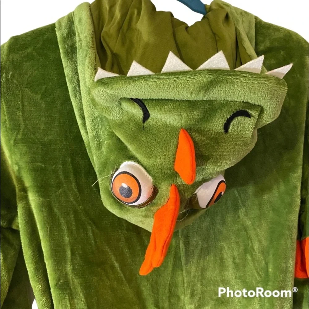 FortNite Rex Dinosaur Halloween Pajama Costume Kids Size L/XL Good Condition